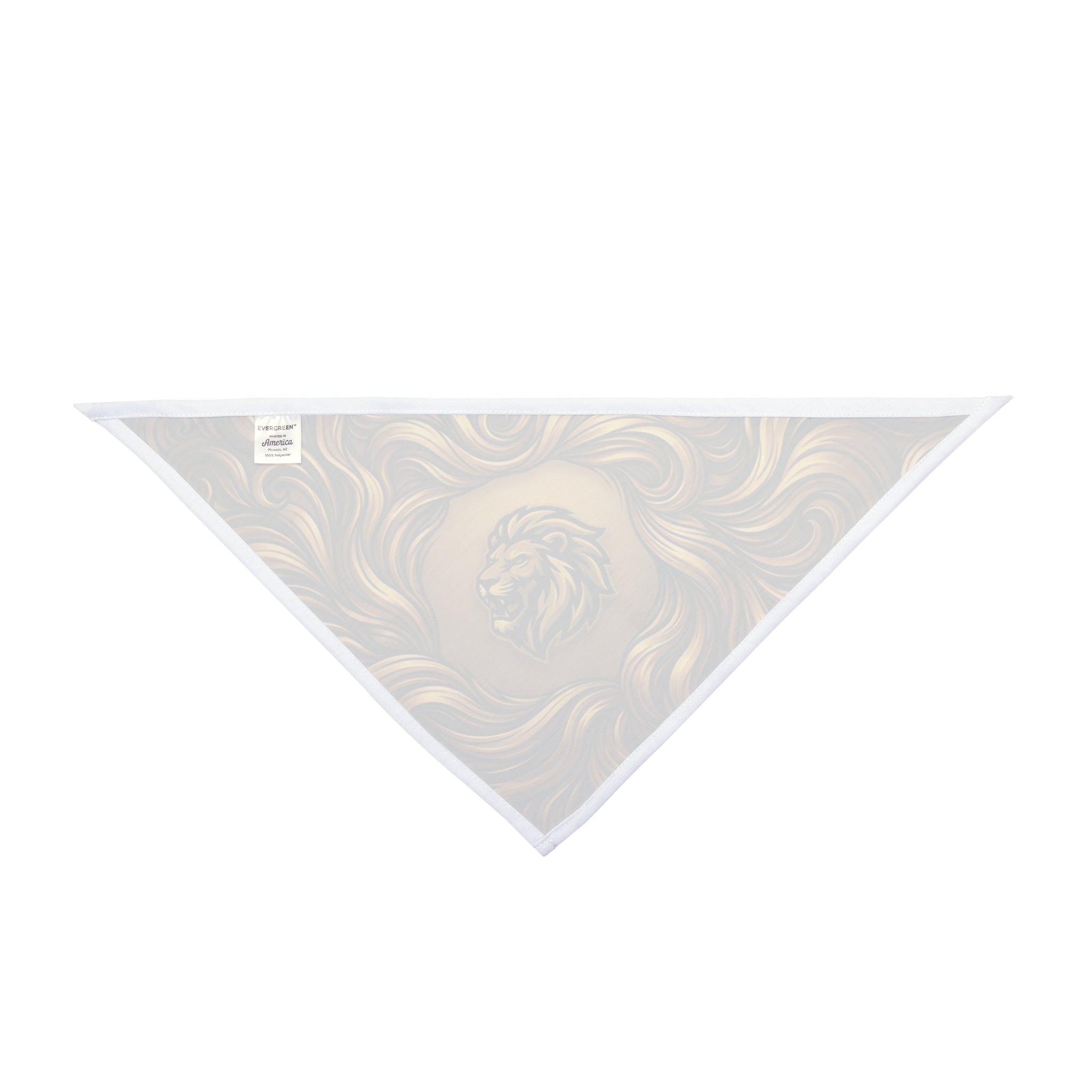 Lion Pet Bandana — Golden Regal Dog & Cat Accessory