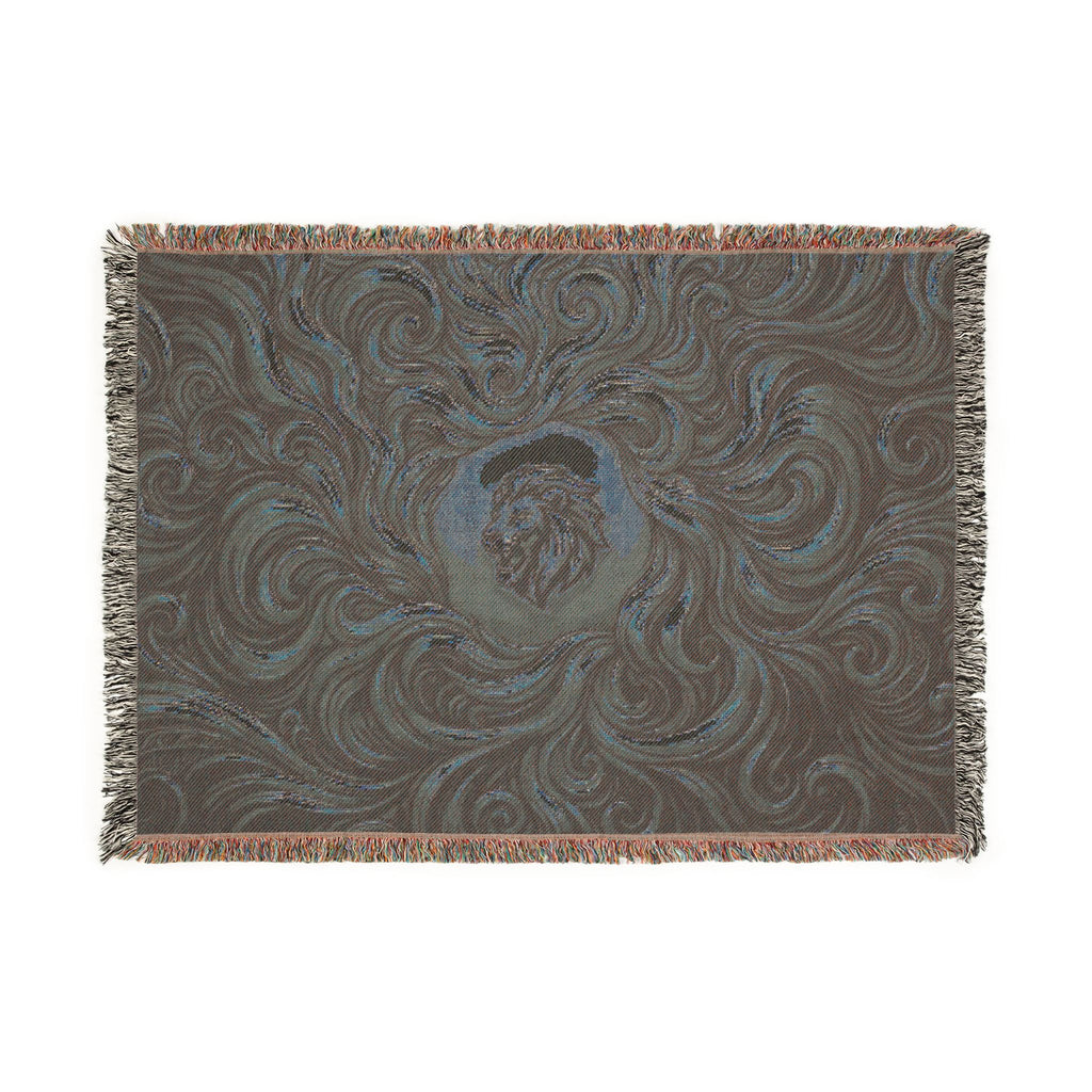 Woven Lion Blanket