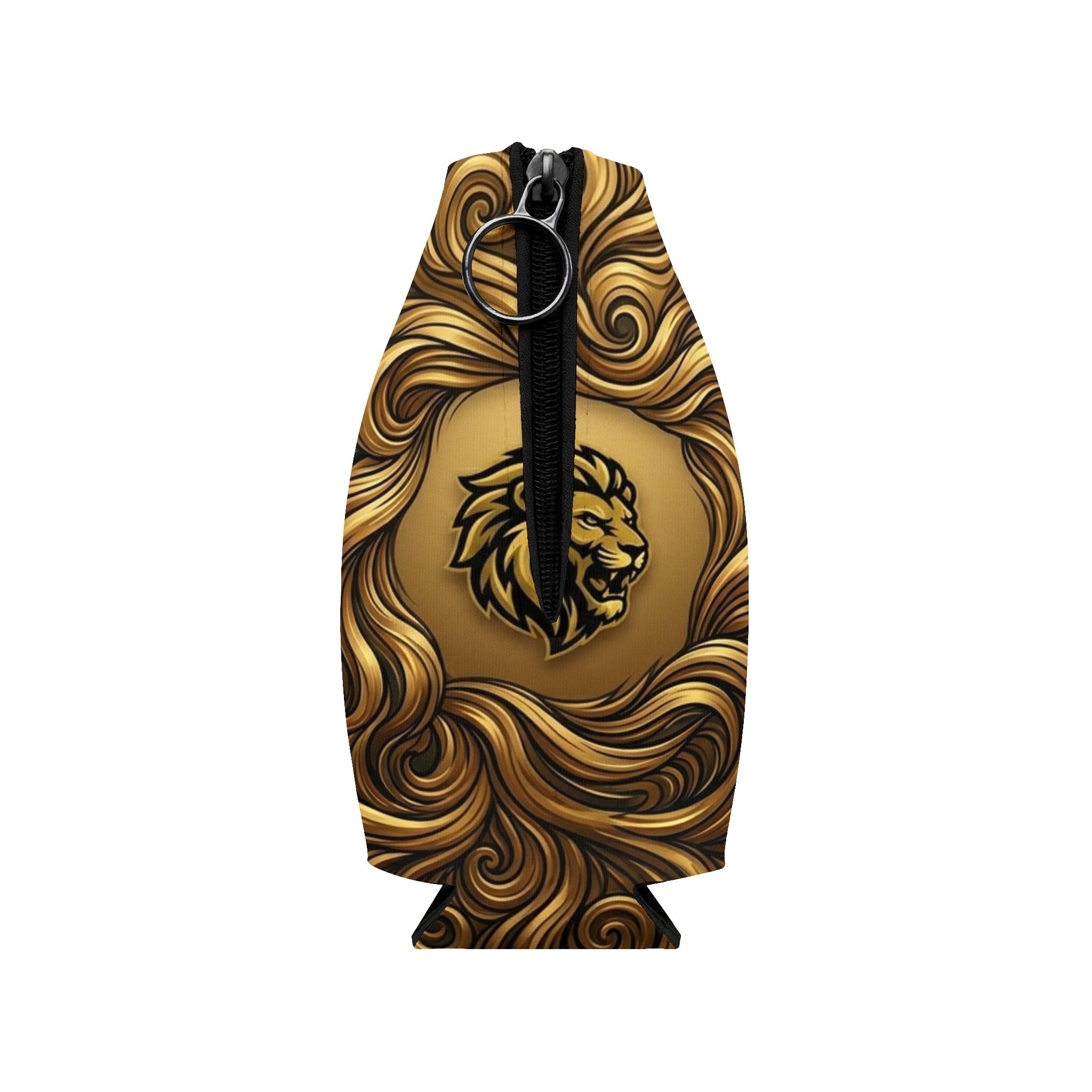 Lion Swirl Zip-Up Bottle Cooler Sleeve