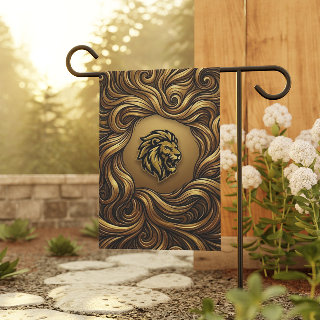 Lion Mane Garden Flag — Decorative House & Yard Banner