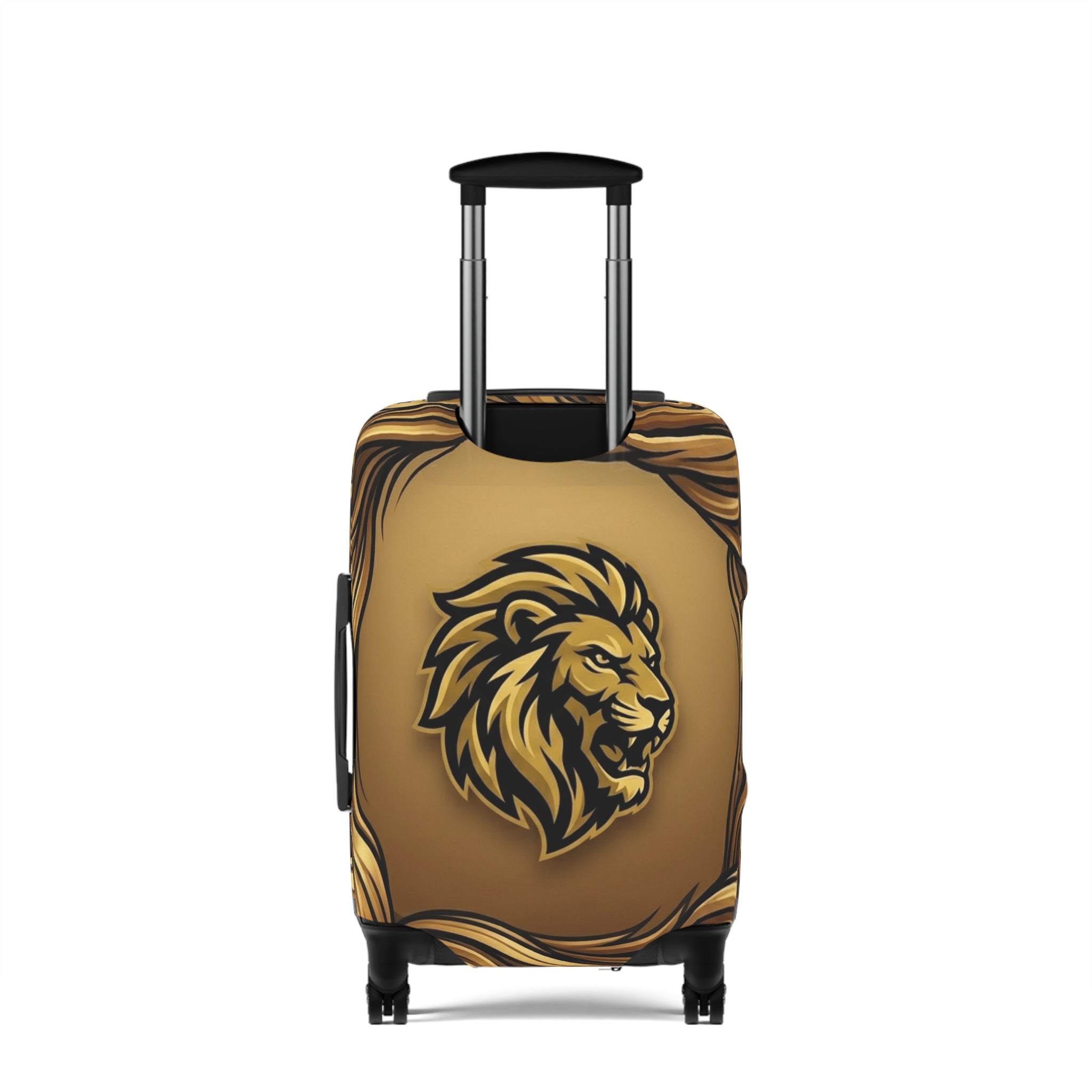 LionLuggage Cover — Gold Roaring Travel Protector