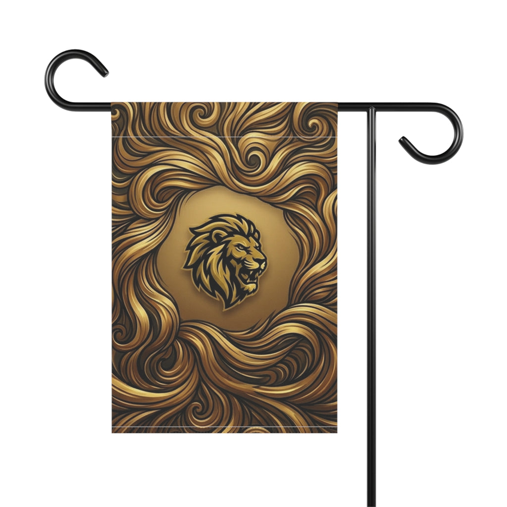Lion Mane Garden Flag — Decorative House & Yard Banner