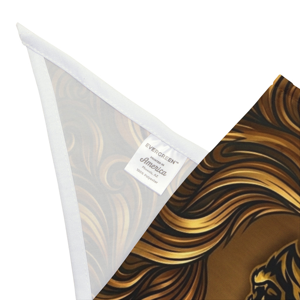 Lion Pet Bandana — Golden Regal Dog & Cat Accessory