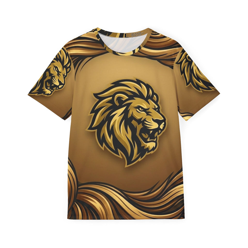 Gold Lion All-Over Print Sports Jersey
