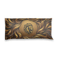 Lion Mane Satin Pillowcase — Luxurious Gold Lion Decorative Pillow Cover