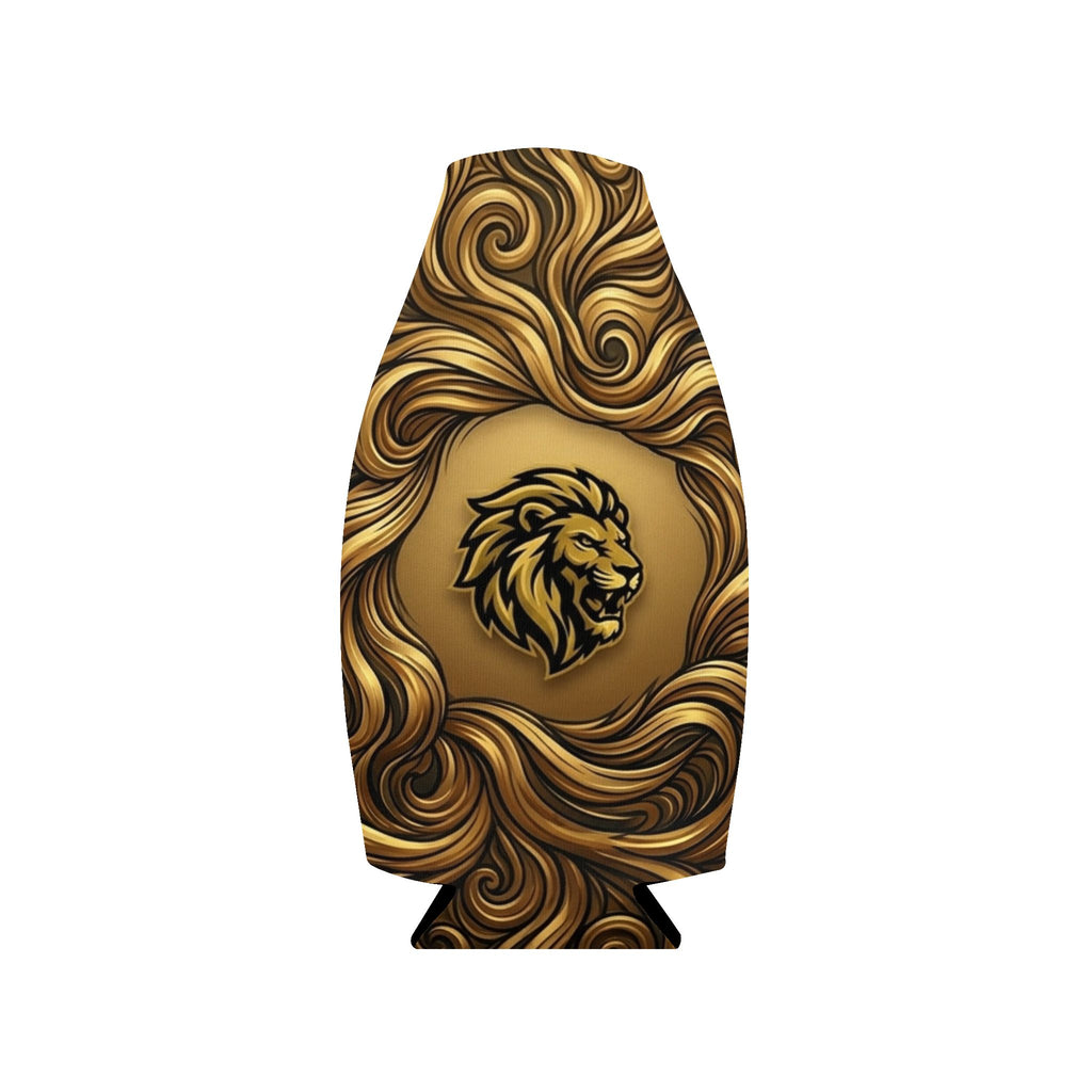 Lion Swirl Zip-Up Bottle Cooler Sleeve