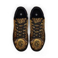 Lion Swirl Leather Sneakers