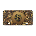 Lion Vanity Plate - Decorative Front License Plate with Regal Mane Design